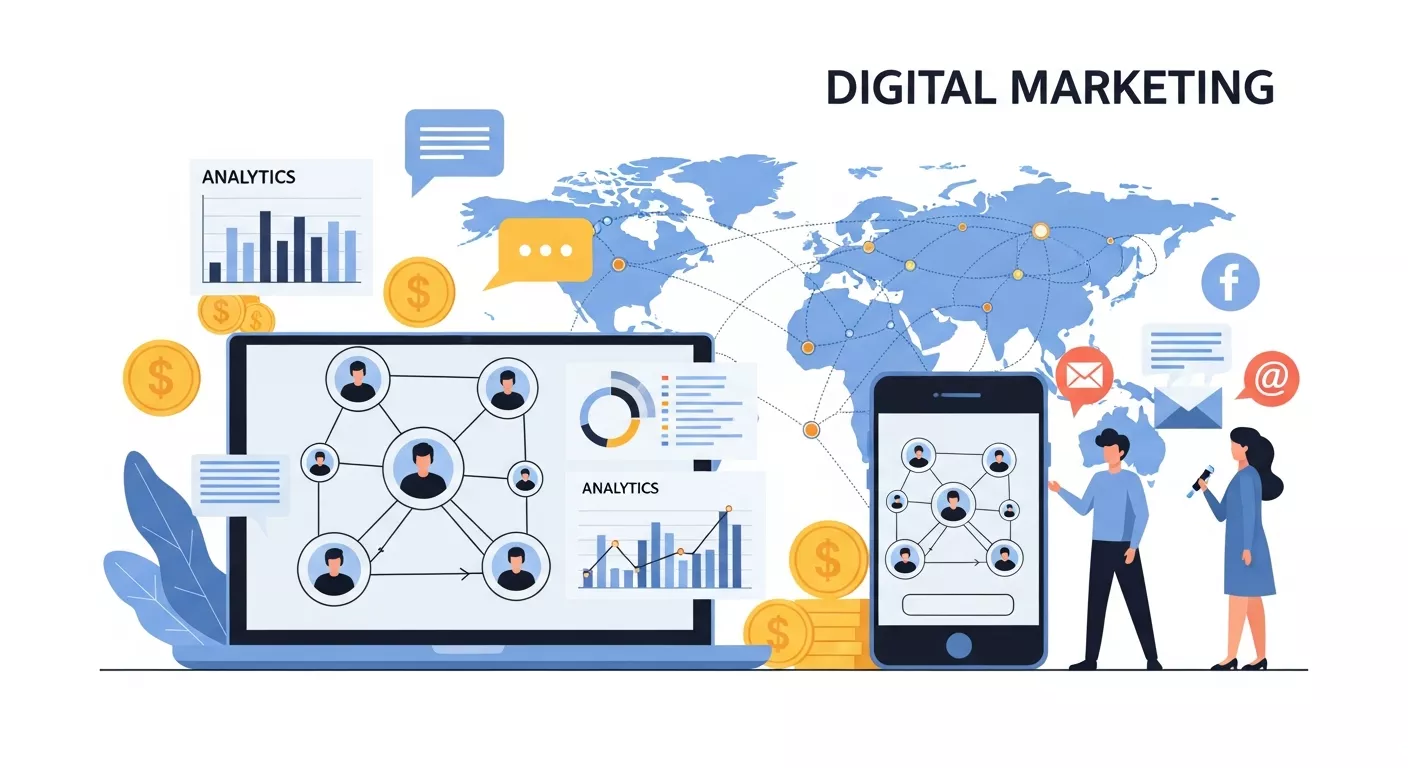Marketing vs Digital Marketing