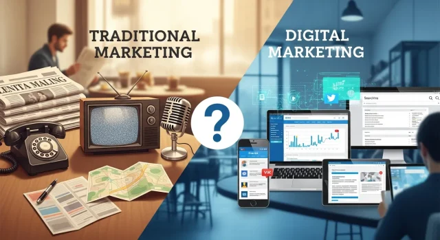 Digital Marketing Different From Traditional Marketing