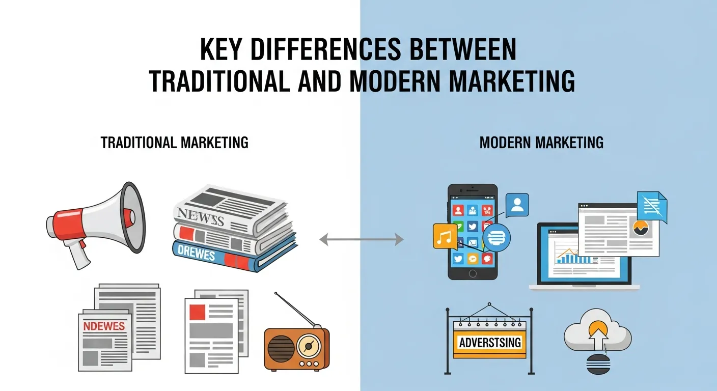 Traditional and Modern Marketing