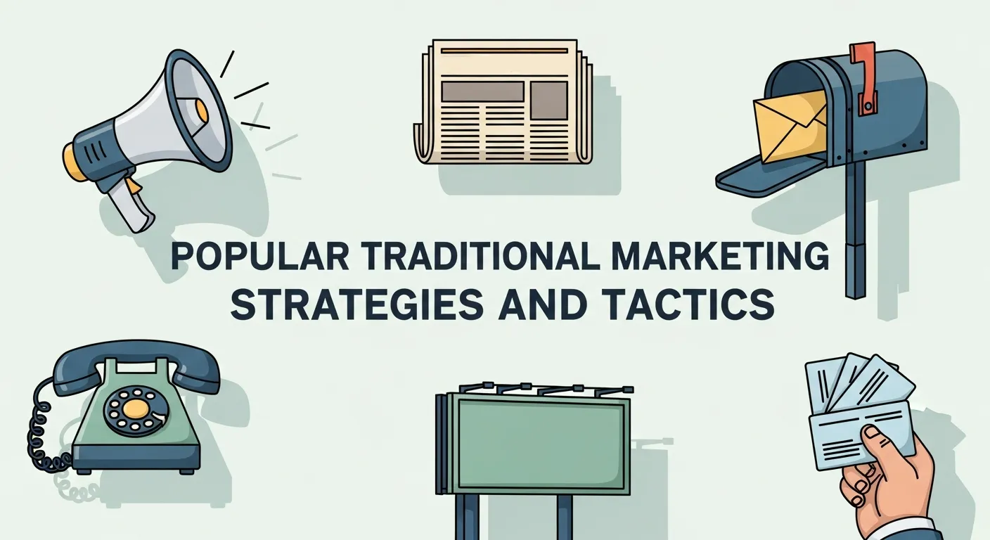Traditional marketing strategies and tactics for business growth