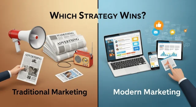 Traditional vs Modern Marketing
