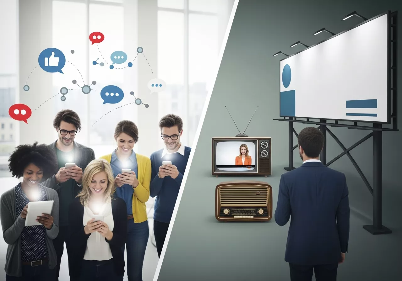 Social Media Marketing vs Traditional Marketing