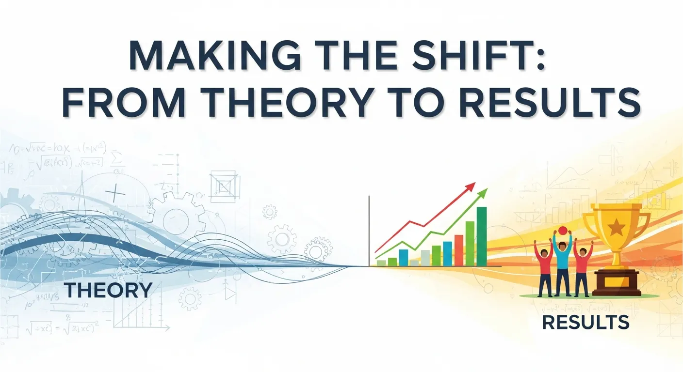 Making the shift from theory to results beyond traditional marketing books