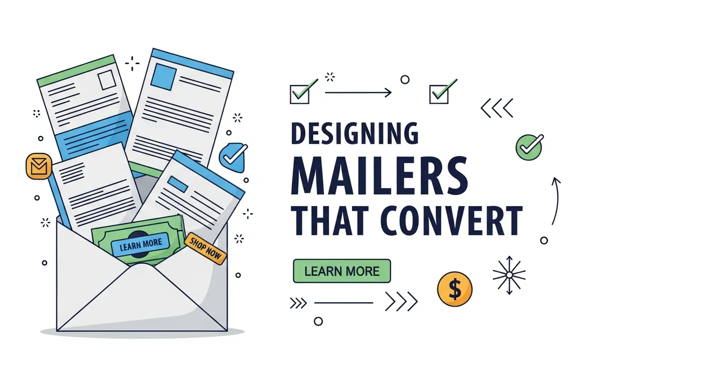 Designing mailers that convert for effective direct mail marketing campaigns