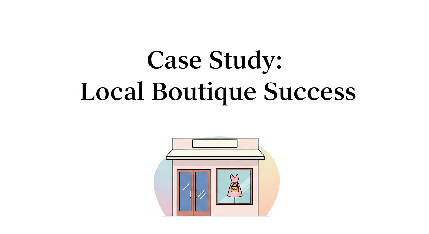 Direct mail marketing case study highlighting strategies for local boutique growth