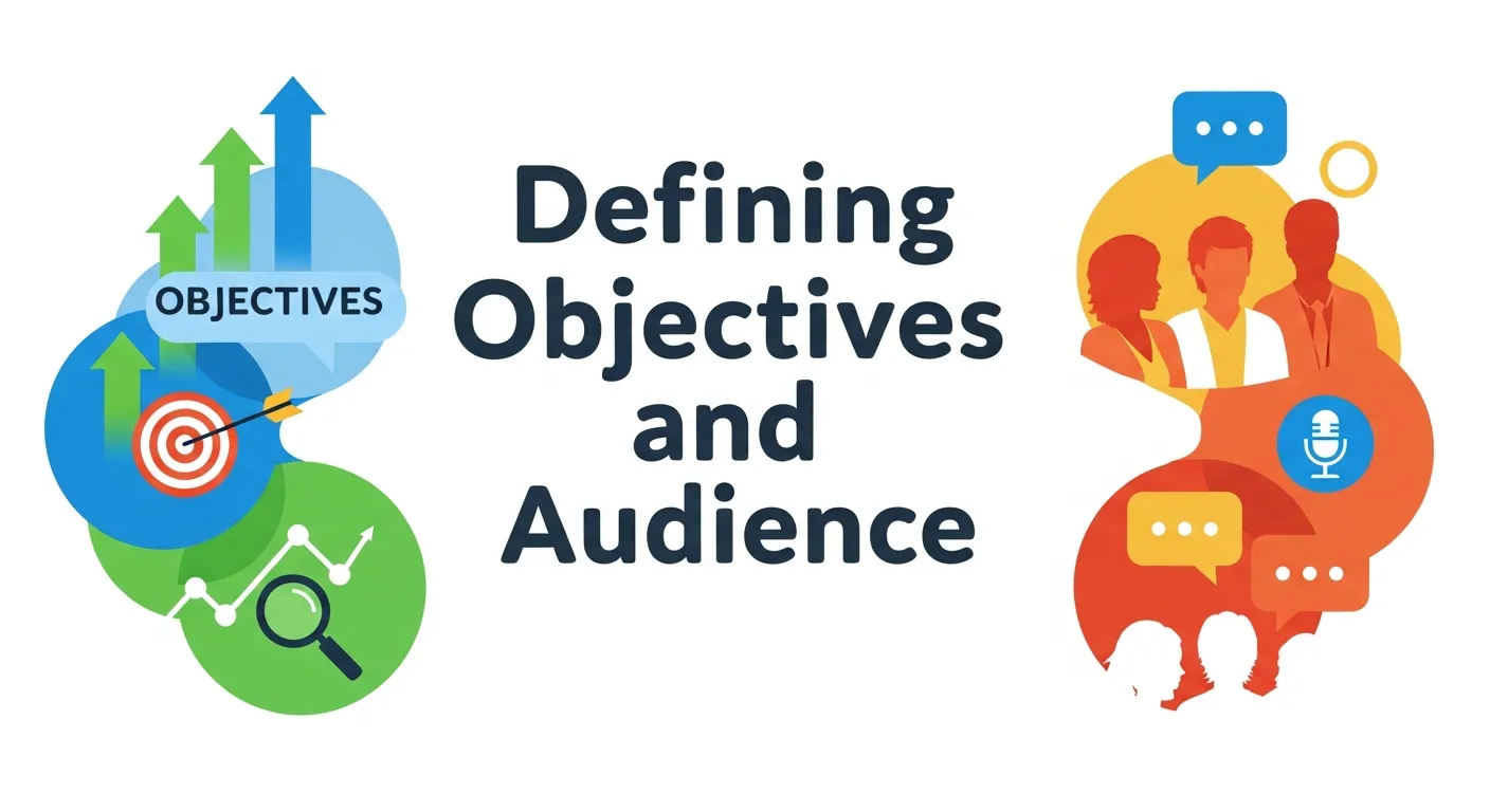 Strategic planning process for direct mail marketing objectives and audience targeting