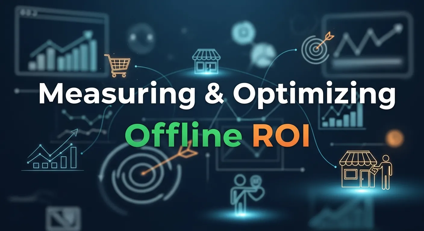 Offline ROI measurement and optimization in traditional marketing