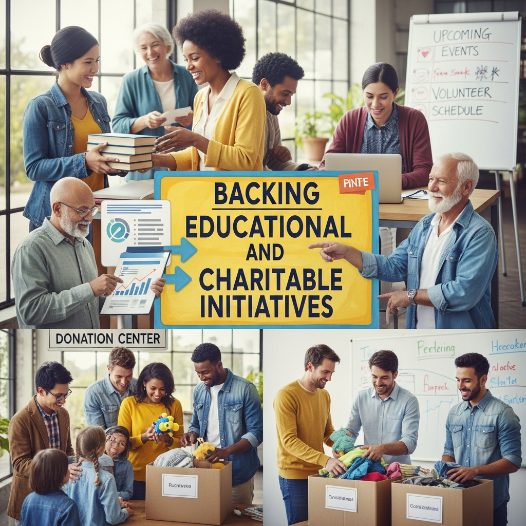 Charity and education sponsorships