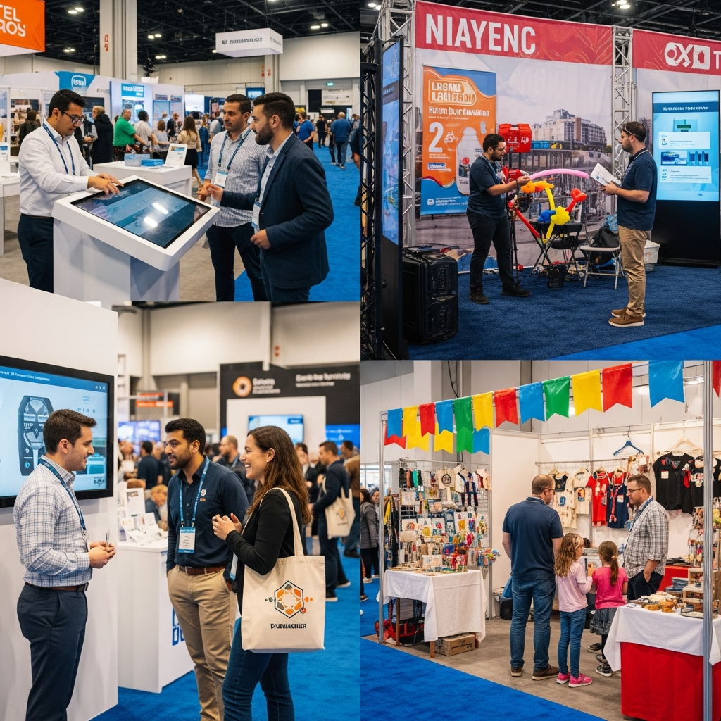 Trade shows and local fairs marketing events