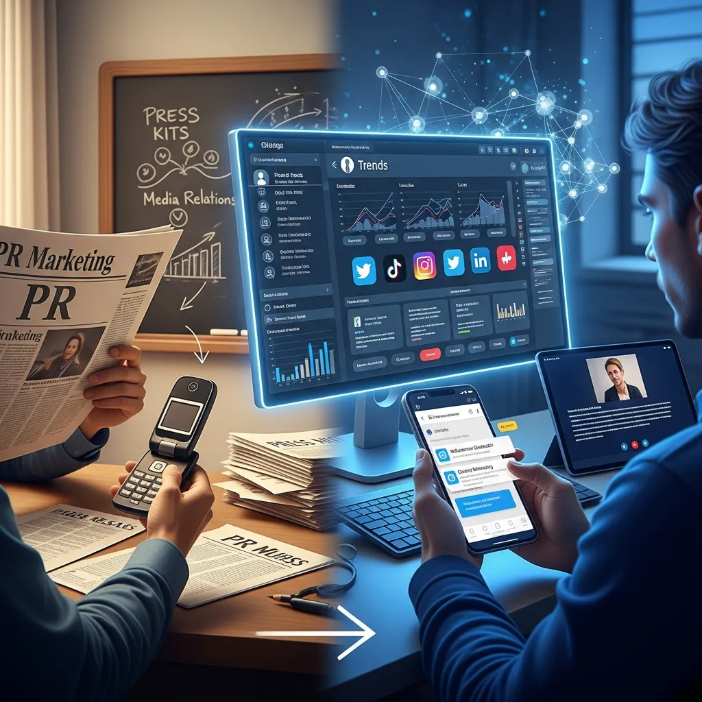 Digital evolution of PR marketing strategies online