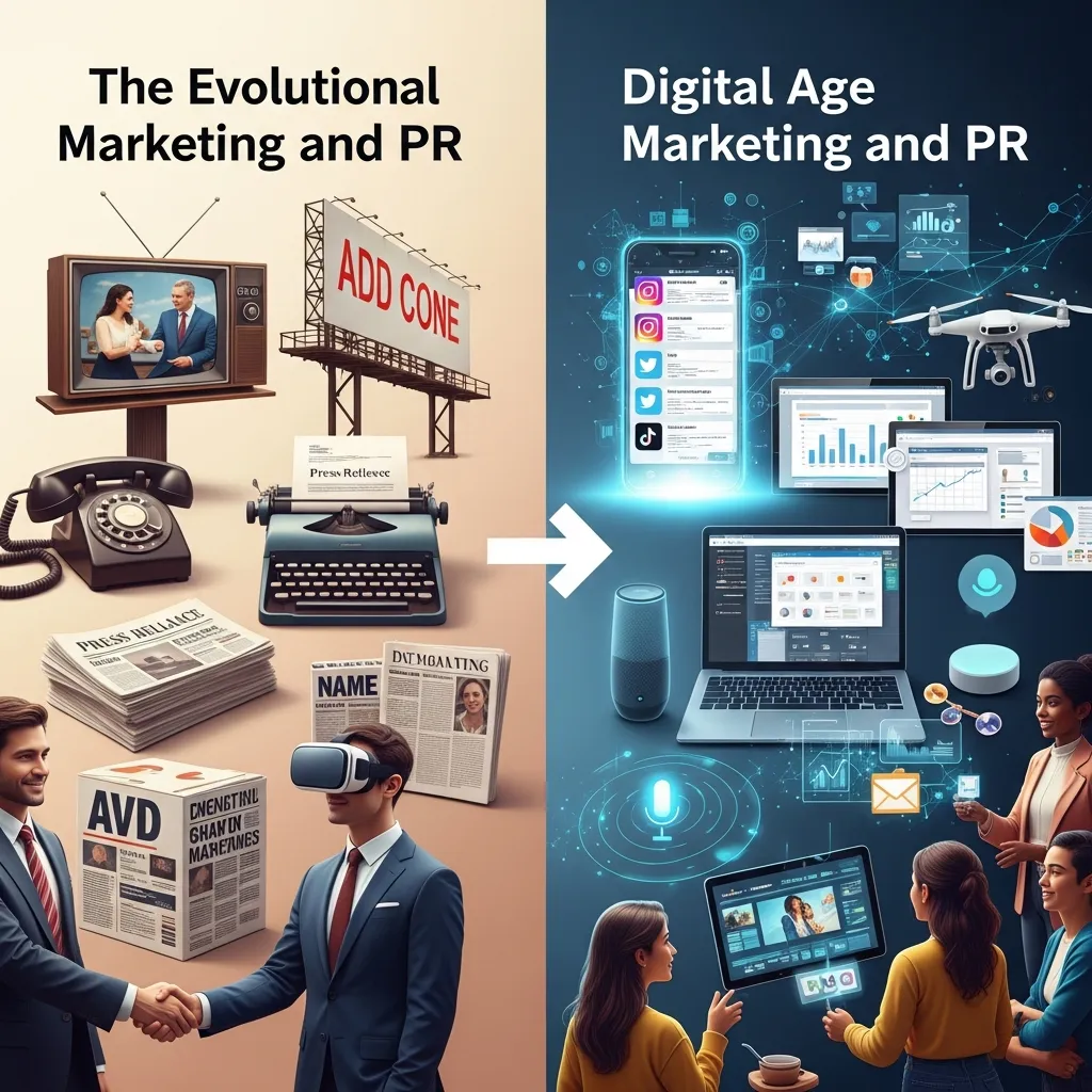 Digital evolution of marketing and PR