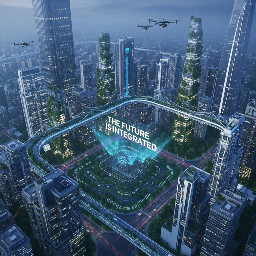 Integrated marketing future concept.