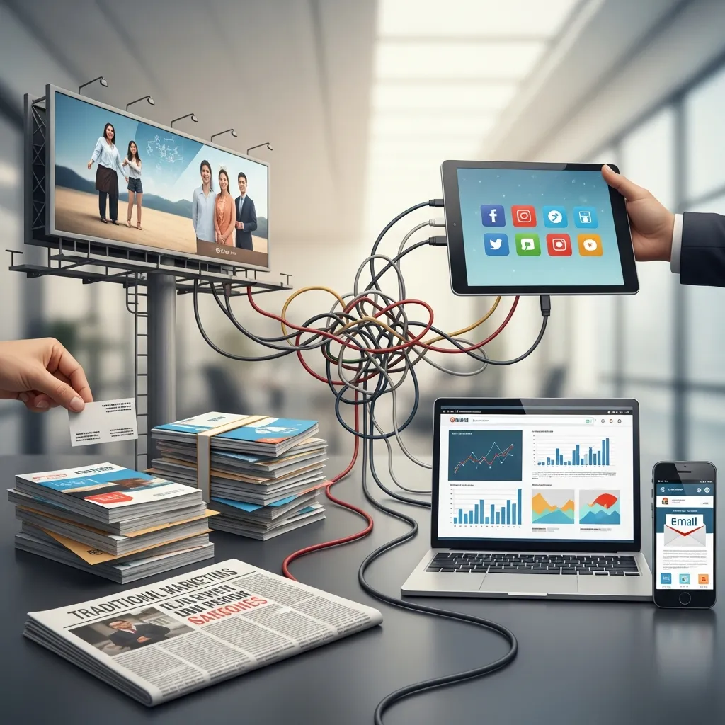 Offline and online marketing integration