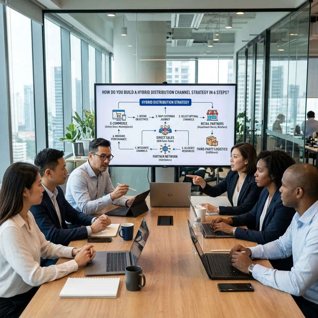 Building a hybrid distribution strategy in six steps