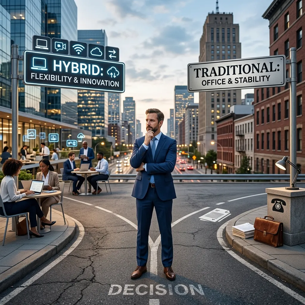 Choosing between hybrid approach vs traditional approach