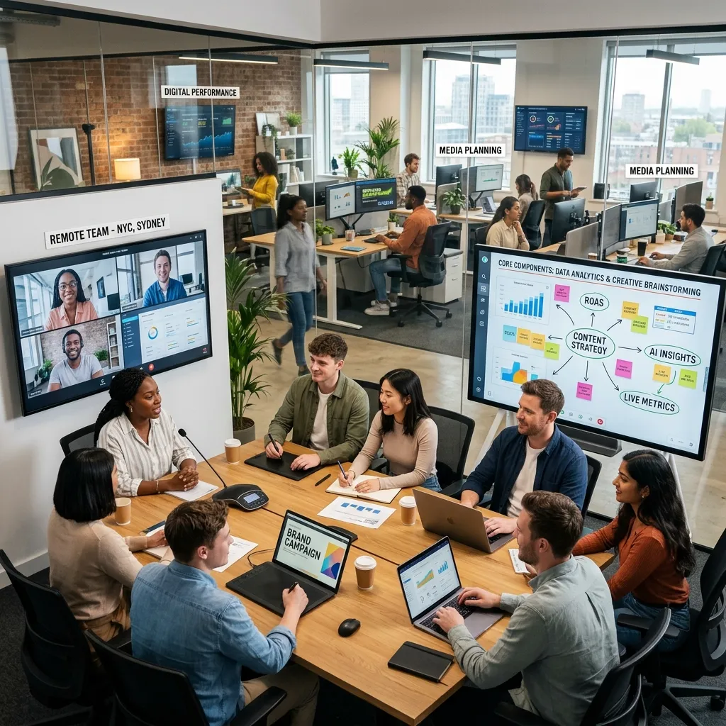 Core components of a hybrid agency structure