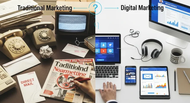 How Does Digital Marketing Differ From Traditional Marketing How Does Digital Marketing Differ From Traditional Marketing