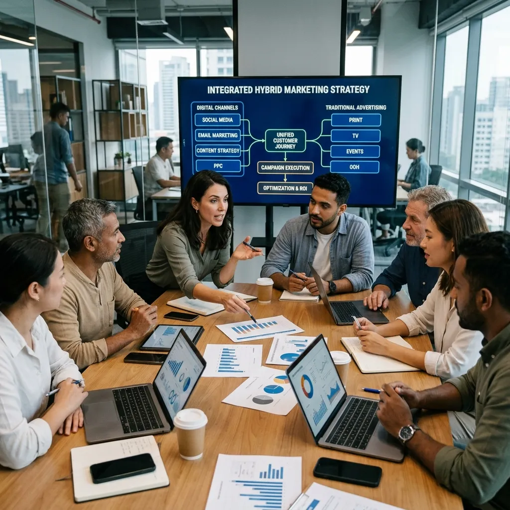 Hybrid marketing implementation