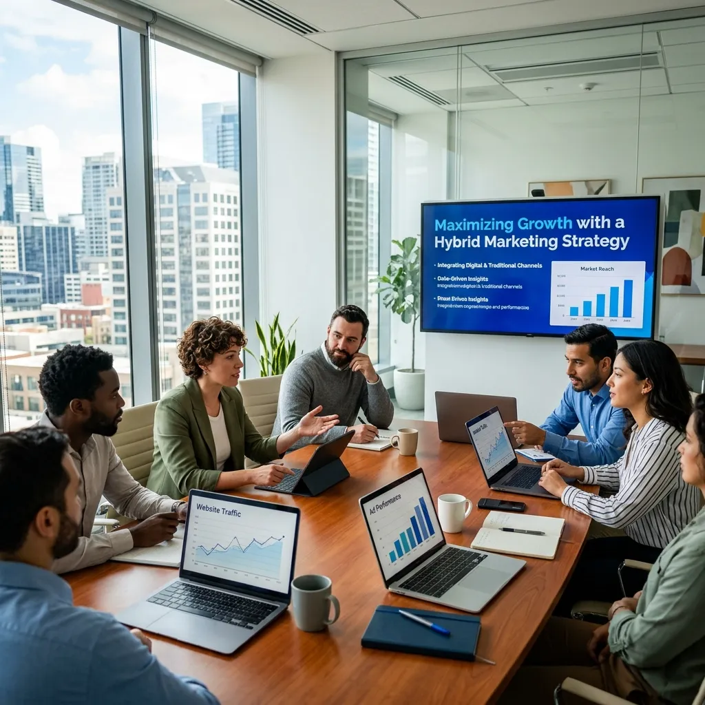 Hybrid marketing strategy for growth