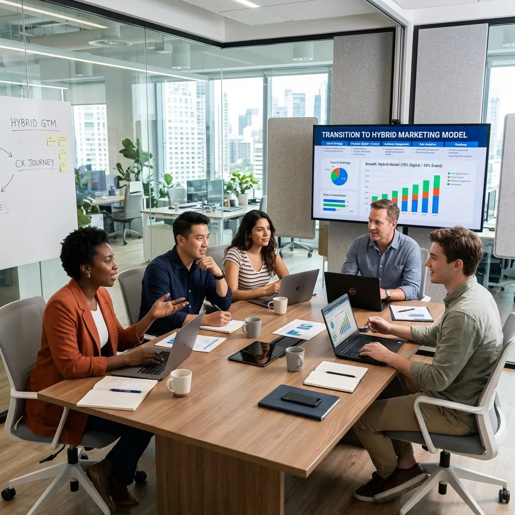 Hybrid marketing transition strategies
