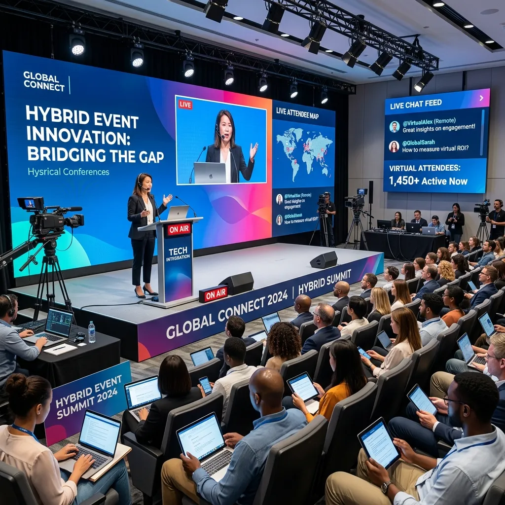 Technology in hybrid event marketing