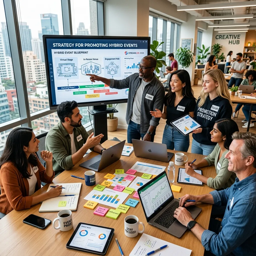 Planning hybrid event promotion strategies