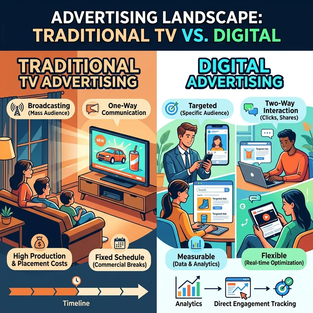 Traditional TV Advertising 