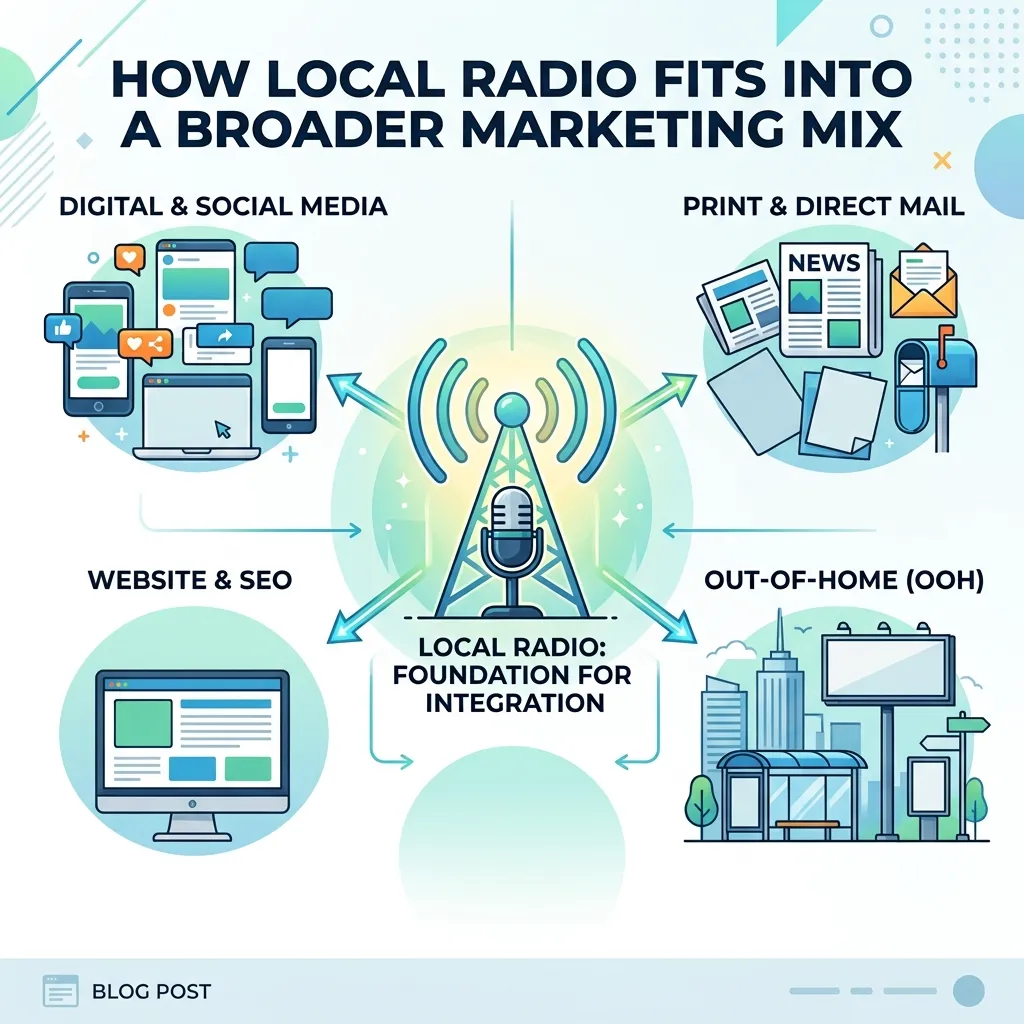 How Local Radio Fits Into a Broader Marketing Mix