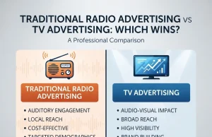 Traditional Radio Advertising vs TV Advertising: Which Wins? Traditional Radio Advertising vs TV Advertising