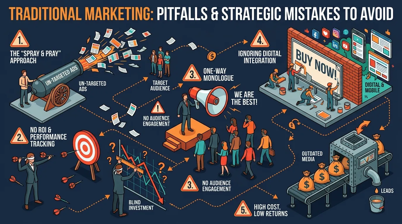 Common Pitfalls and Strategic Mistakes to Avoid in Traditional Marketing