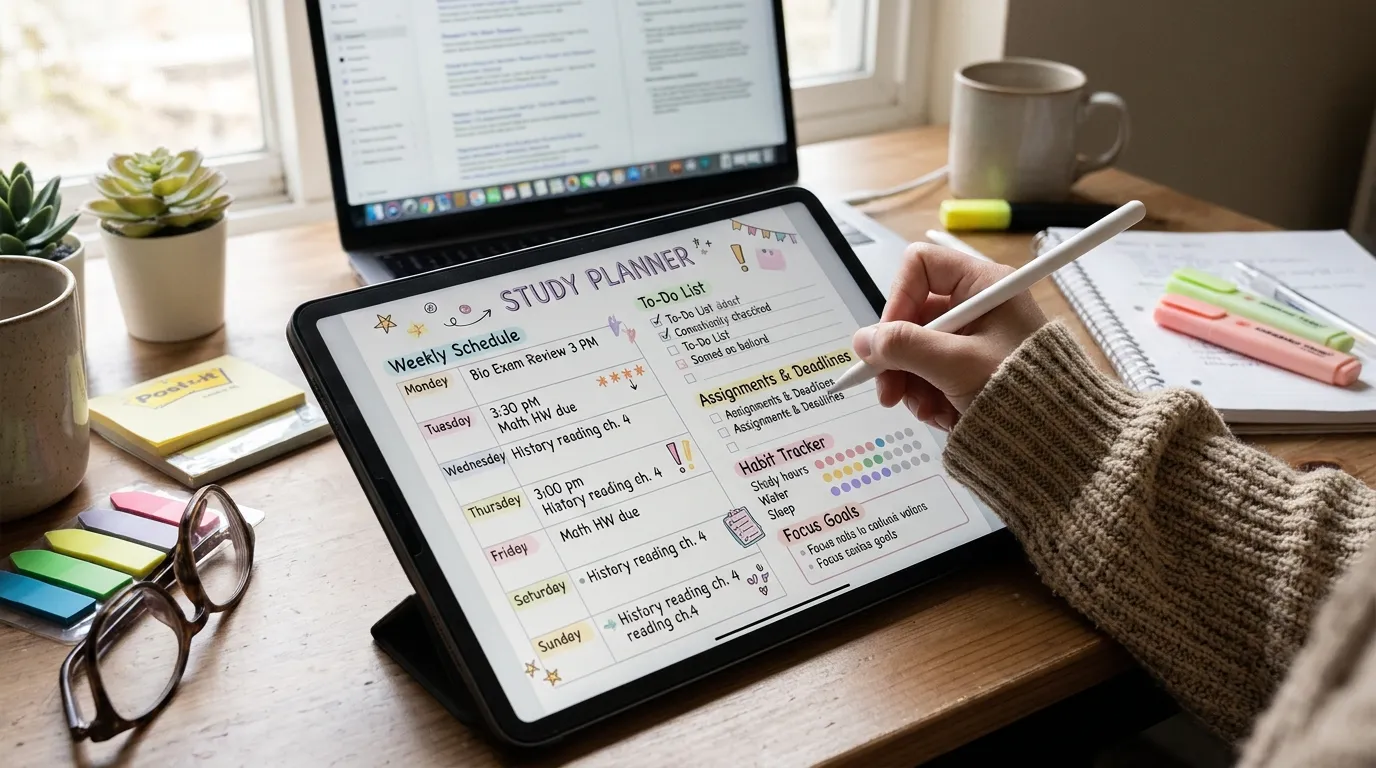 Digital Study Planners for Students
