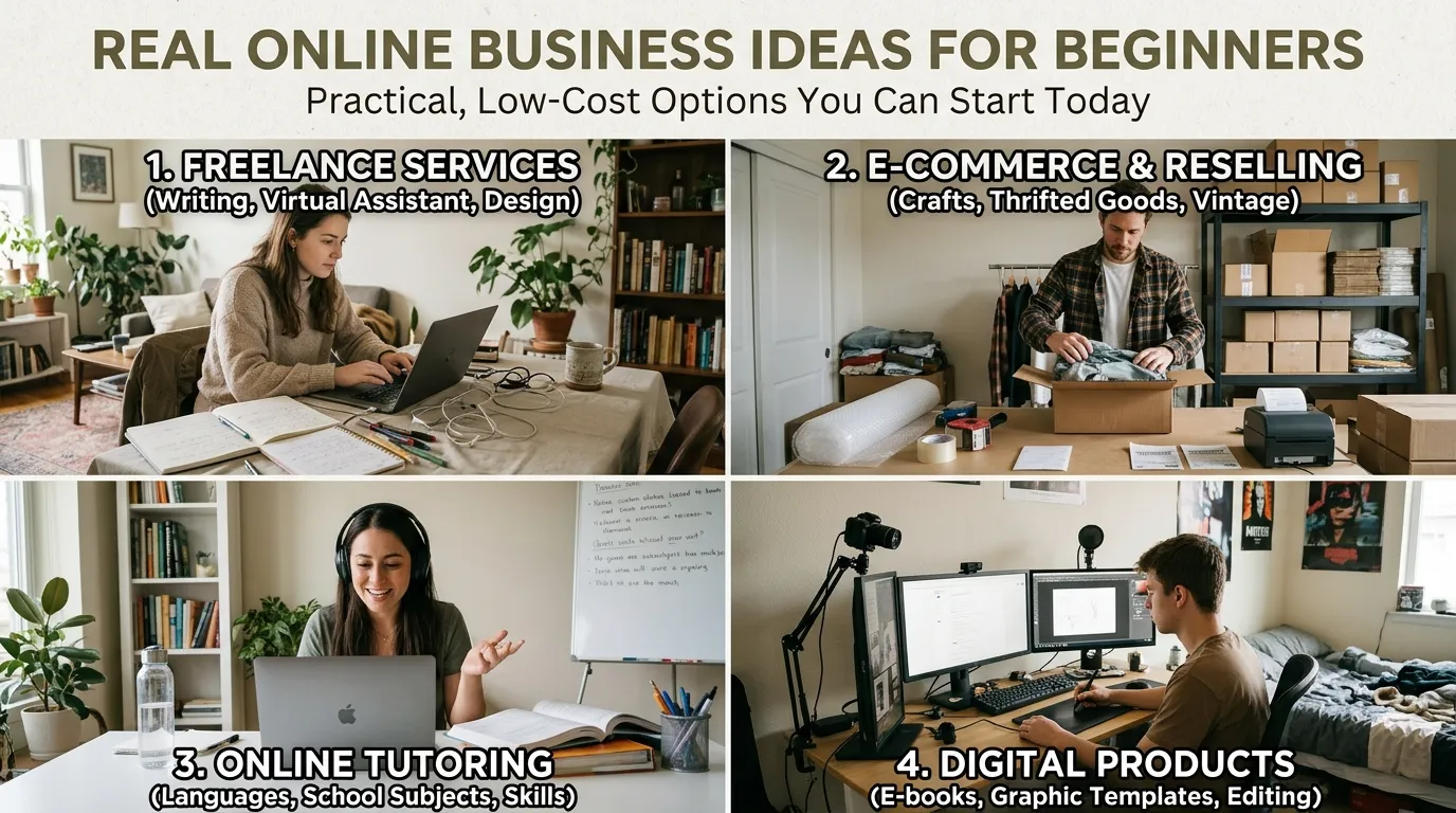 Online Business Ideas for Beginners