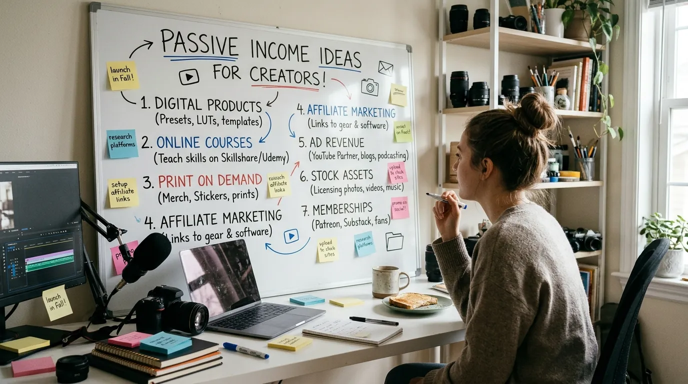 Passive Income Ideas for Creators