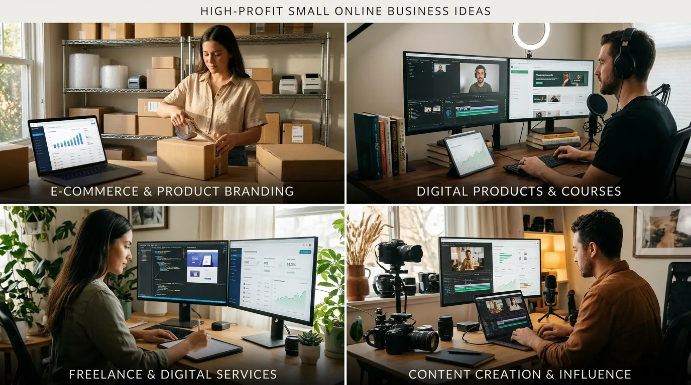 Small Online Business Ideas With High Profit